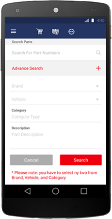 Search Spare Part